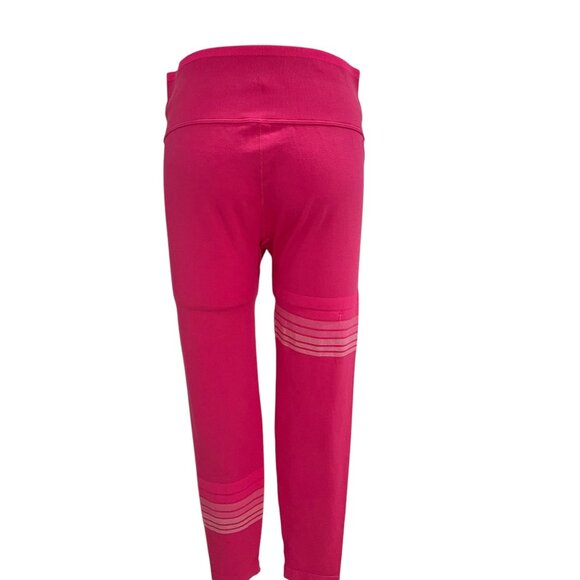 JoyLab High Rise 7/8 Length Leggings XL Pink Stretch Moisture Wicking Activewear - Picture 8 of 11